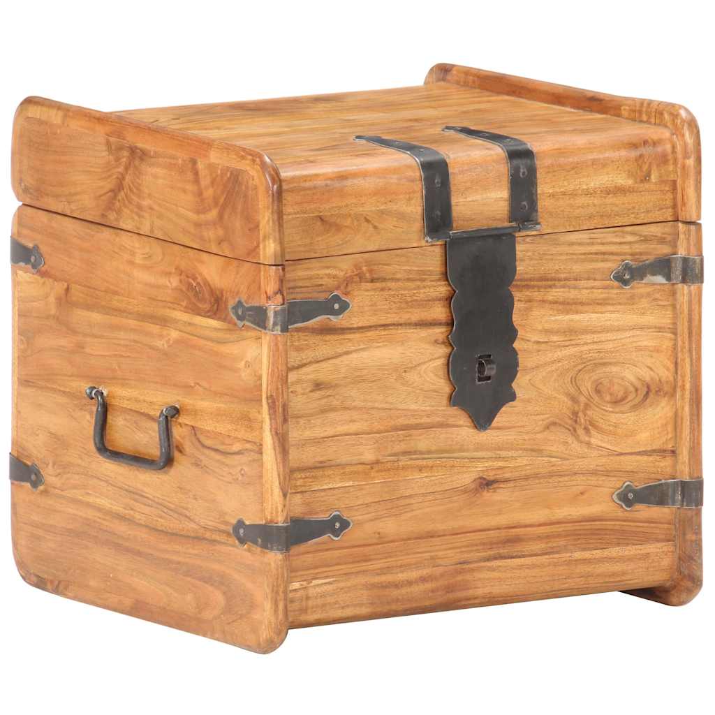 Vidaxl kist 40x40x40 cm massief acaciahout