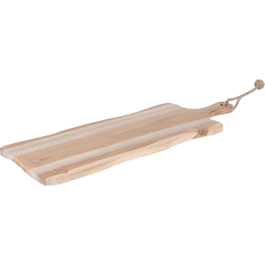Basic-Schneidebrett aus Teakholz, 40 cm