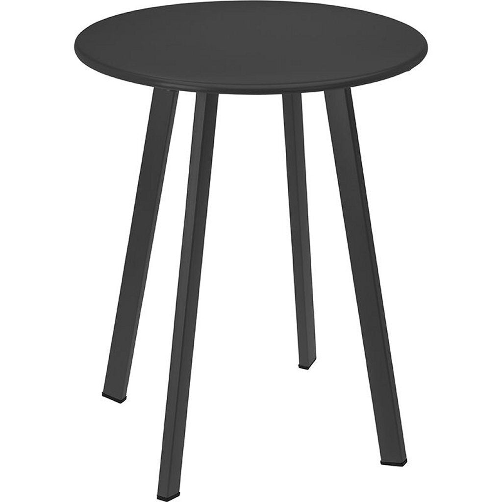 Pro Gartentisch aus Metall 40x49 cm matt dunkelgrau