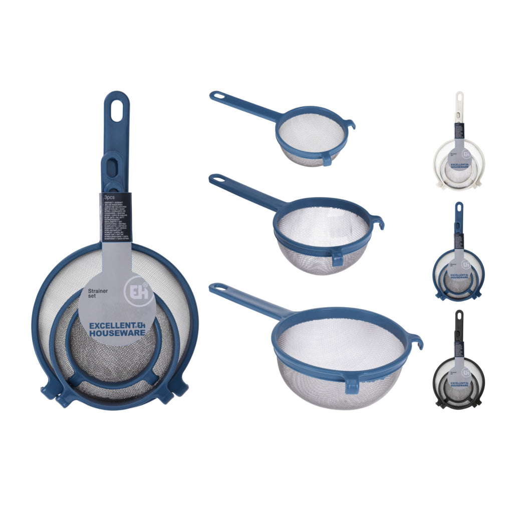 Excellent Houseware Houseware Sieb-Set, 3-teilig