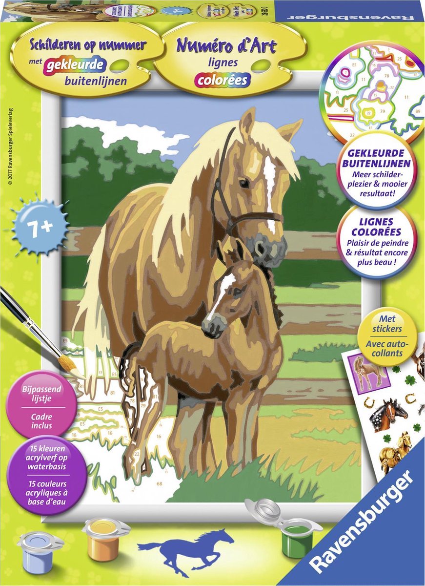 Ravensburger Gemälde über Number Horse Love