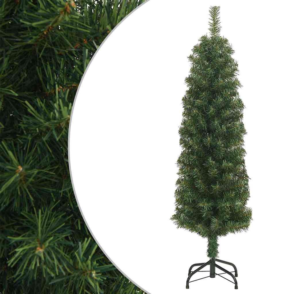 Vidaxx künstlicher Weihnachtsbaum mit Standard schmal 150 cm PVC grün