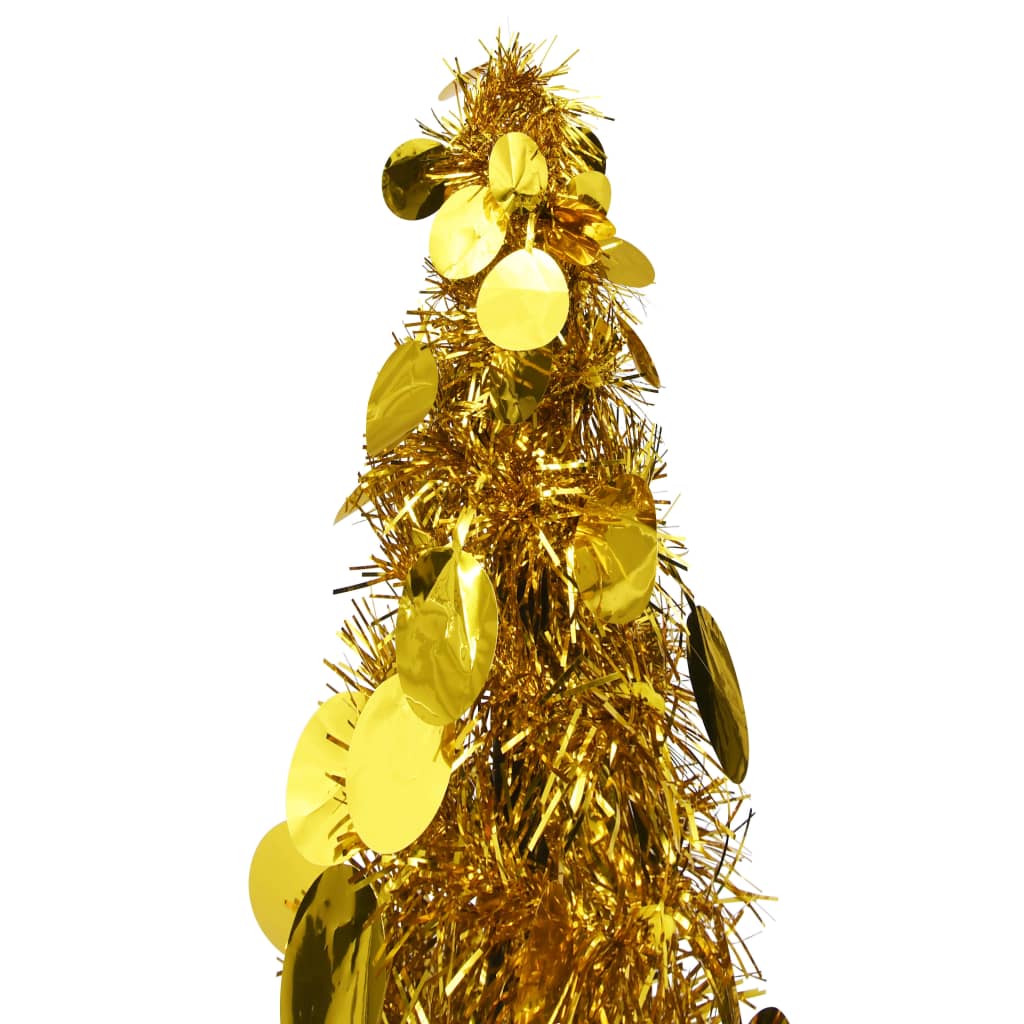 Vidaxl Kunstkerstboom Popup 180 cm Haustier Goldfarbe