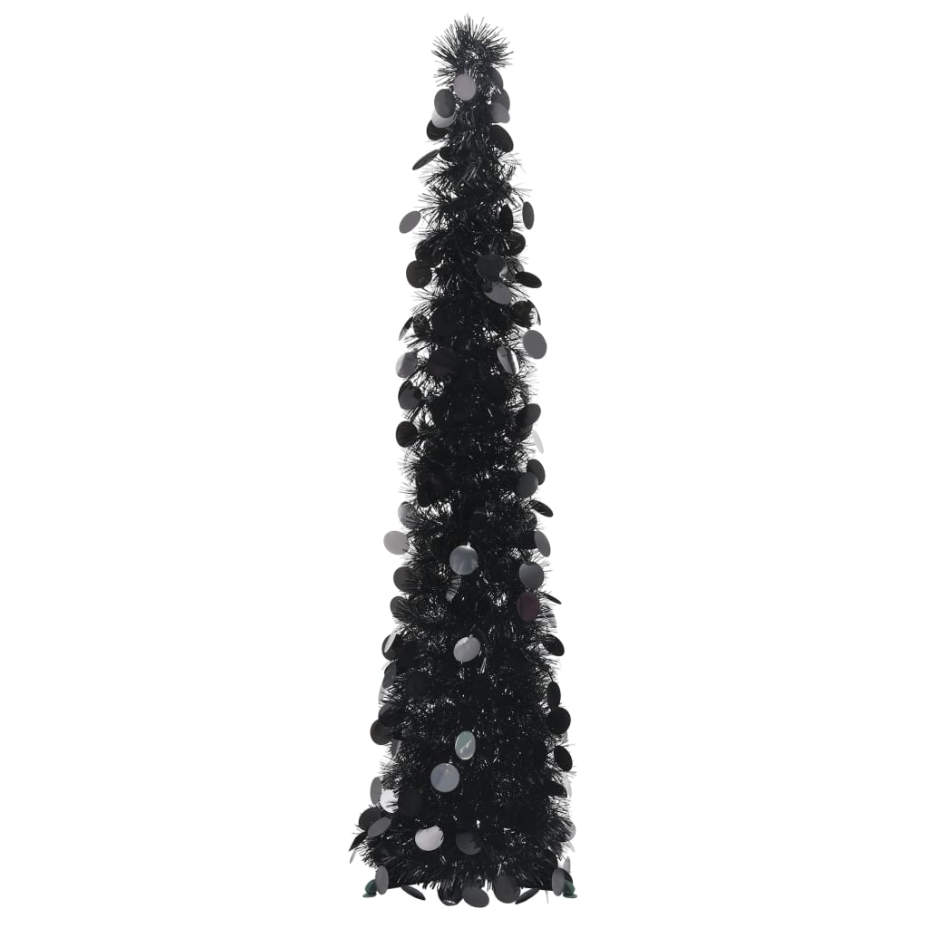 Vidaxl Kunstkerstboom Popup 120 cm Pap Black