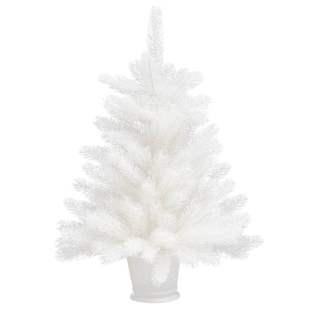 Vidaxl Kunstkerstboom mit lebensechten Nadeln 65 cm Weiß
