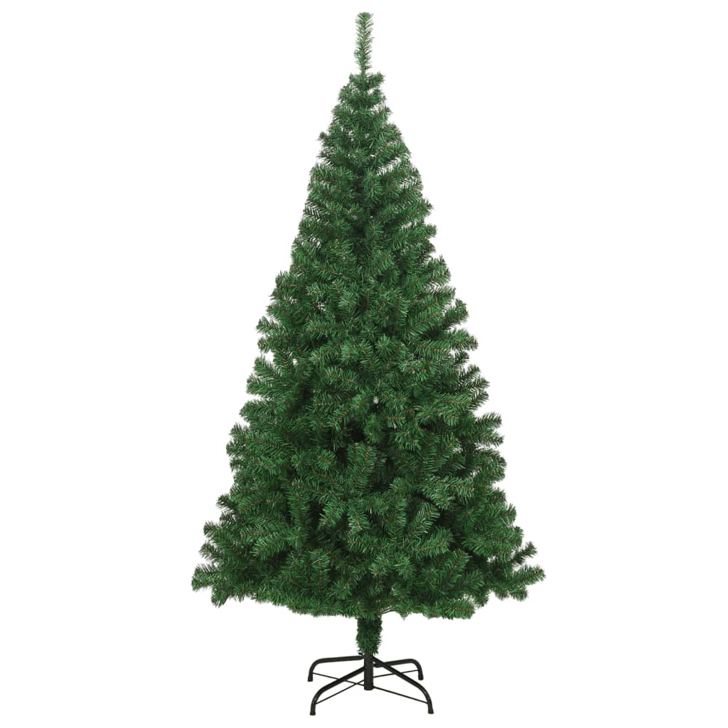 Vidaxl Kunstkerstboom mit dicken Zweigen 240 cm PVC Grün