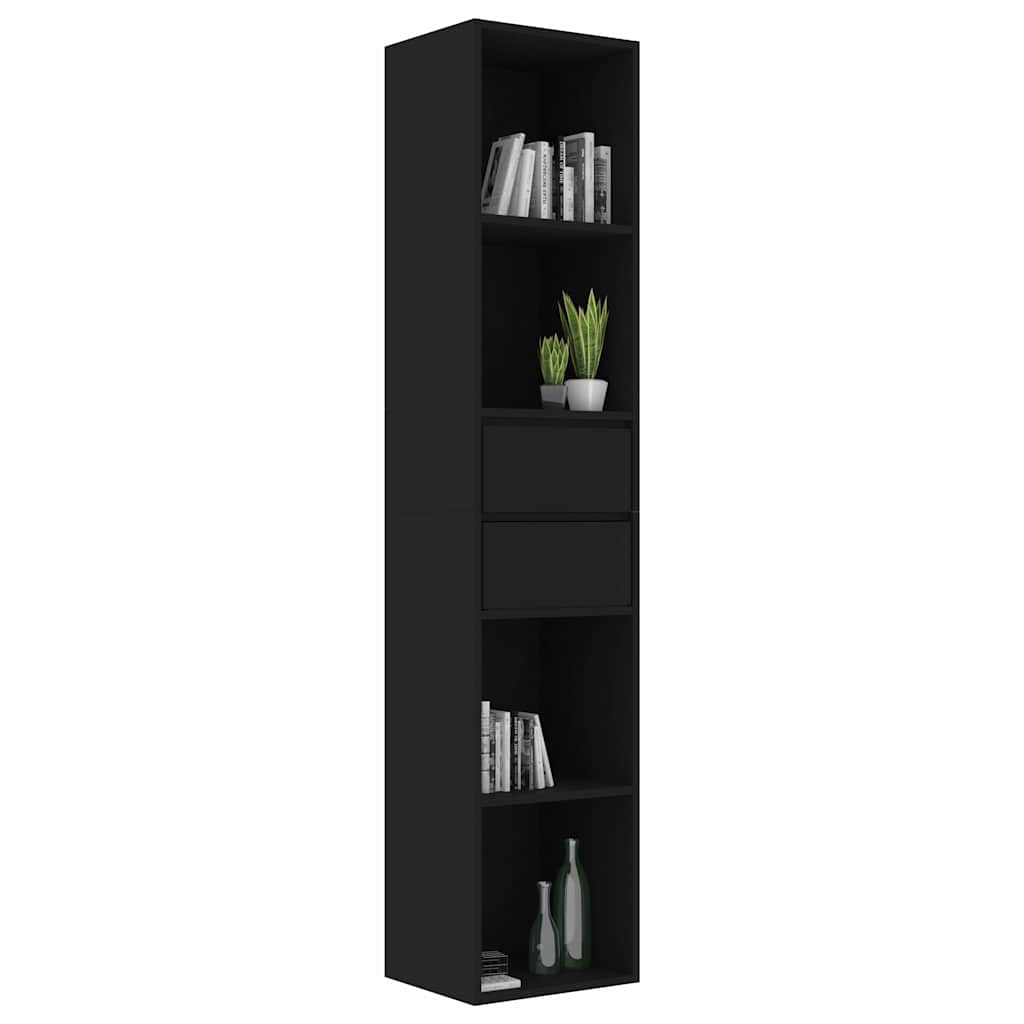 Vidaxl boekenkast 36x30x171 cm bewerkt hout zwart