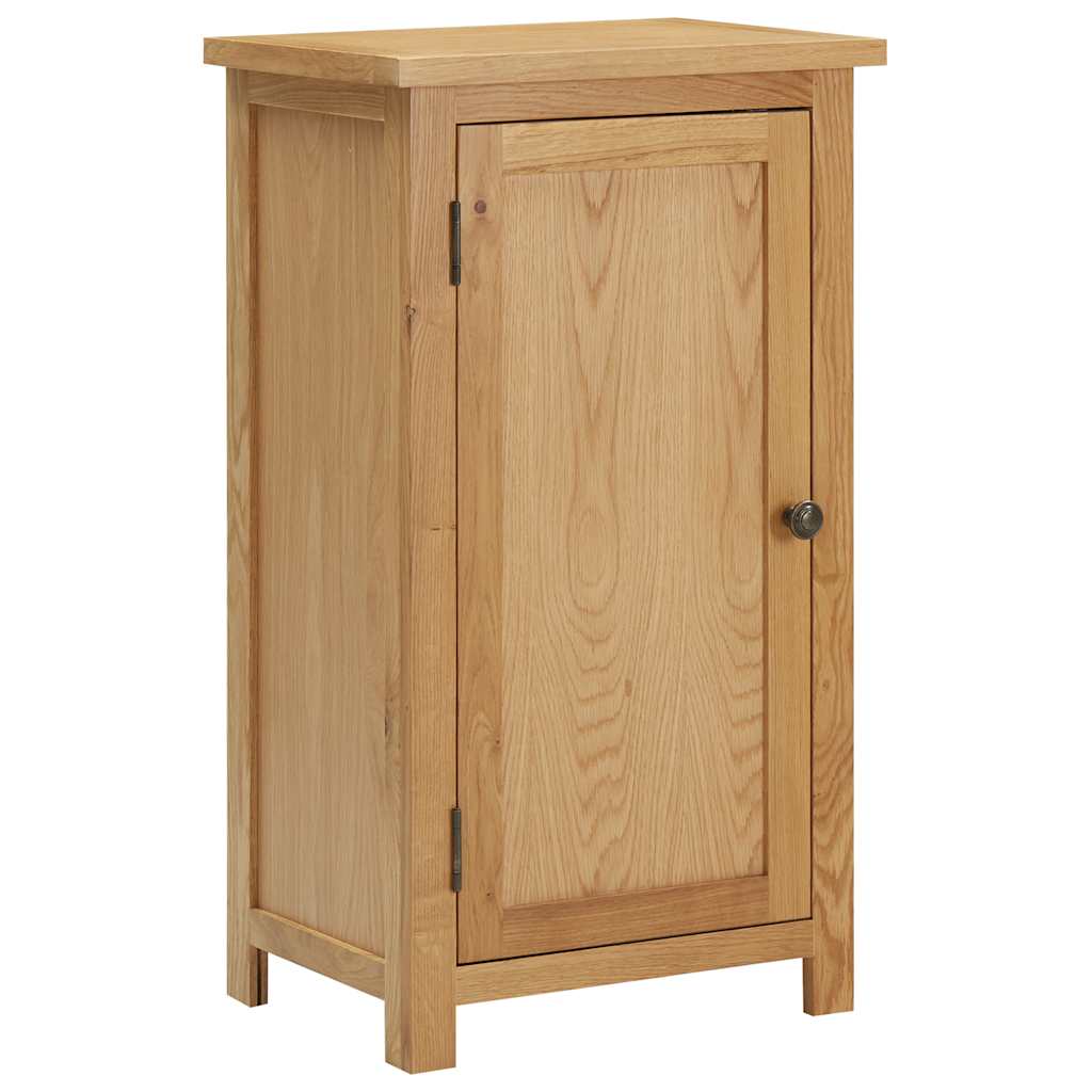 Vidaxl kast 45x32x85 cm massief eikenhout