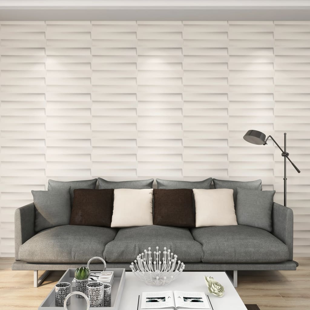Vidaxxl Wandpaneele 24 Stk. 3d 6 m² 0,5x0,5 m