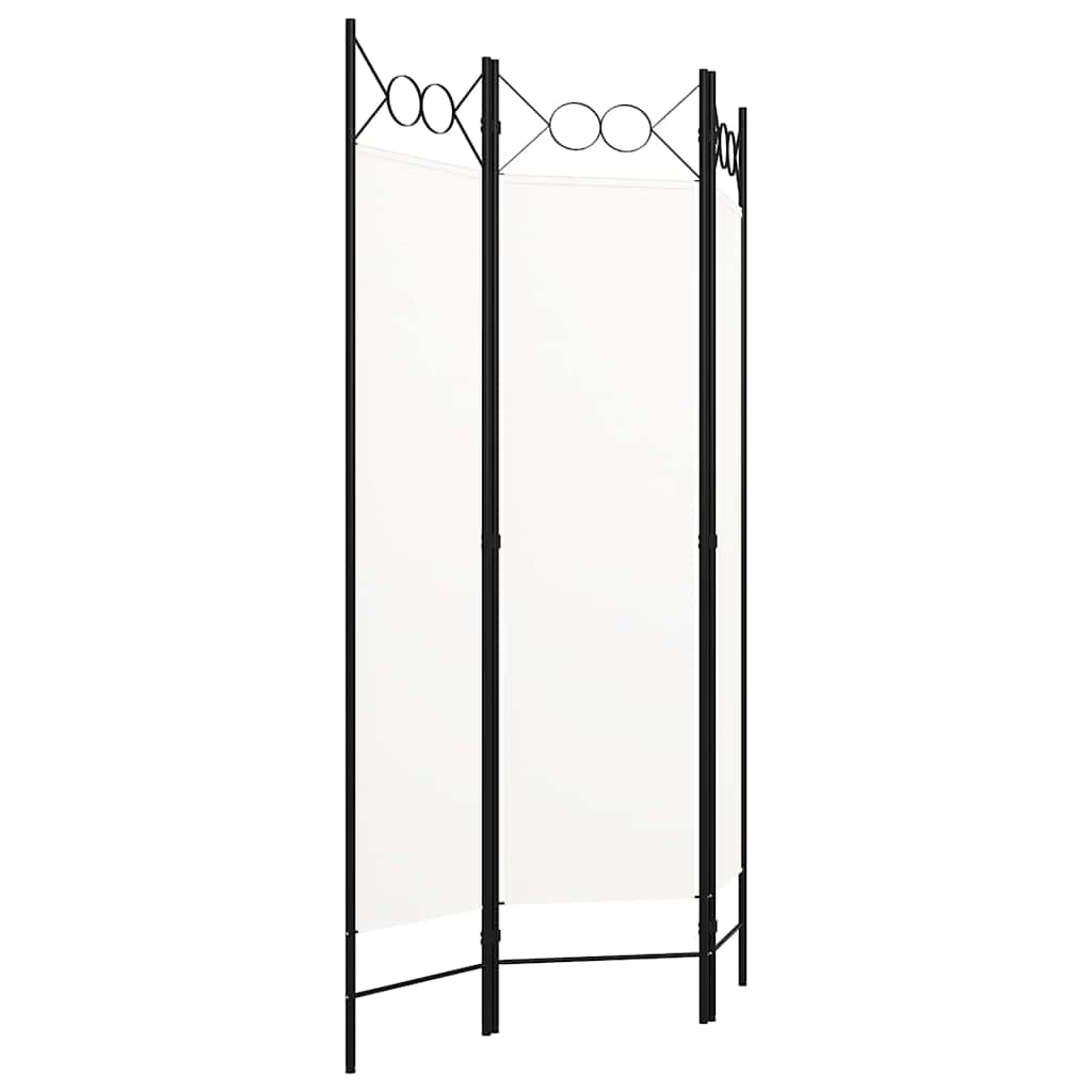 Vidaxl kamerscherm met 3 panelen 120x180 cm wit