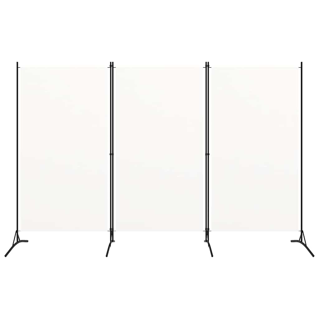 Vidaxl kamerscherm met 3 panelen 260x180 cm stof wit