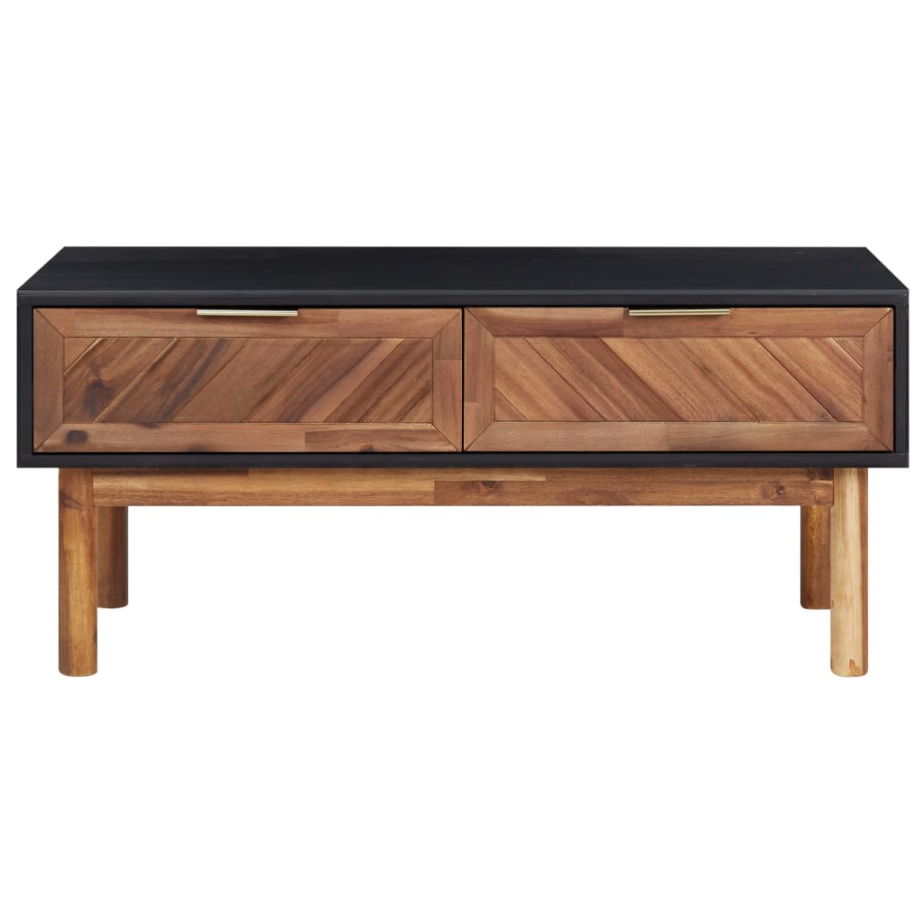 Vidaxl salontafel 90x50x40 cm massief acaciahout en mdf