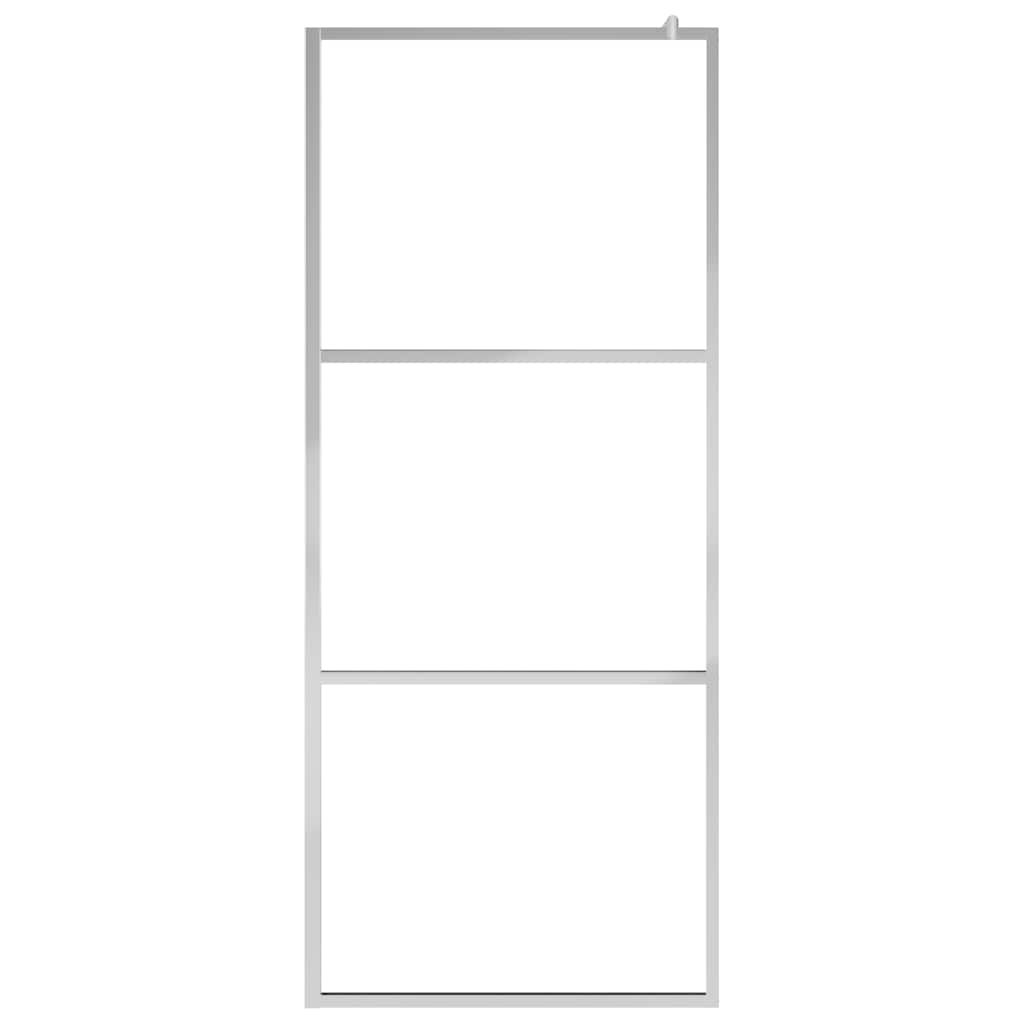 Vidaxl begehete Duschwandmatte 90x195 cm ESG Glas
