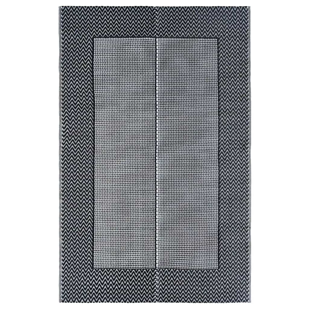 Vidaxl außerhalb des Teppichs Arakil 190x290 cm pp grau