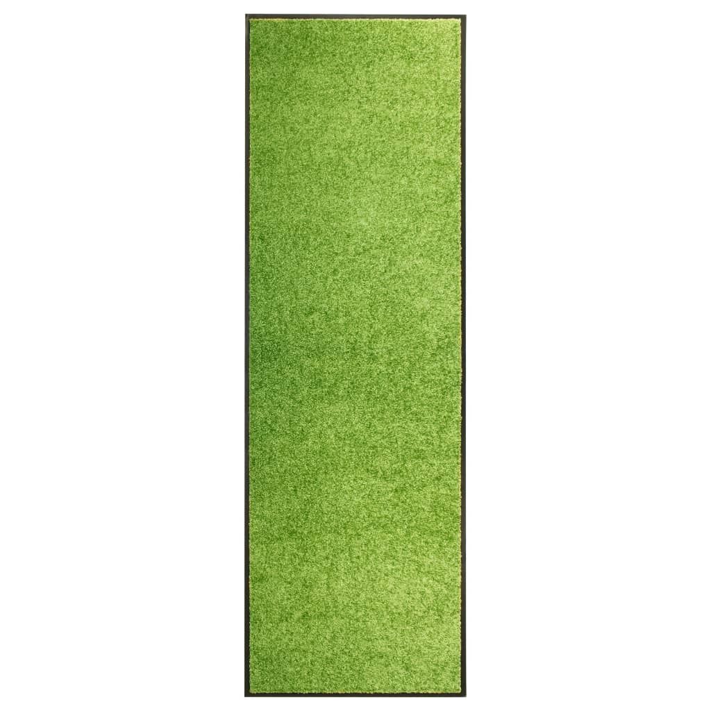 VIDAXL PORTOMAT WASSABLE 60x180 cm Grün
