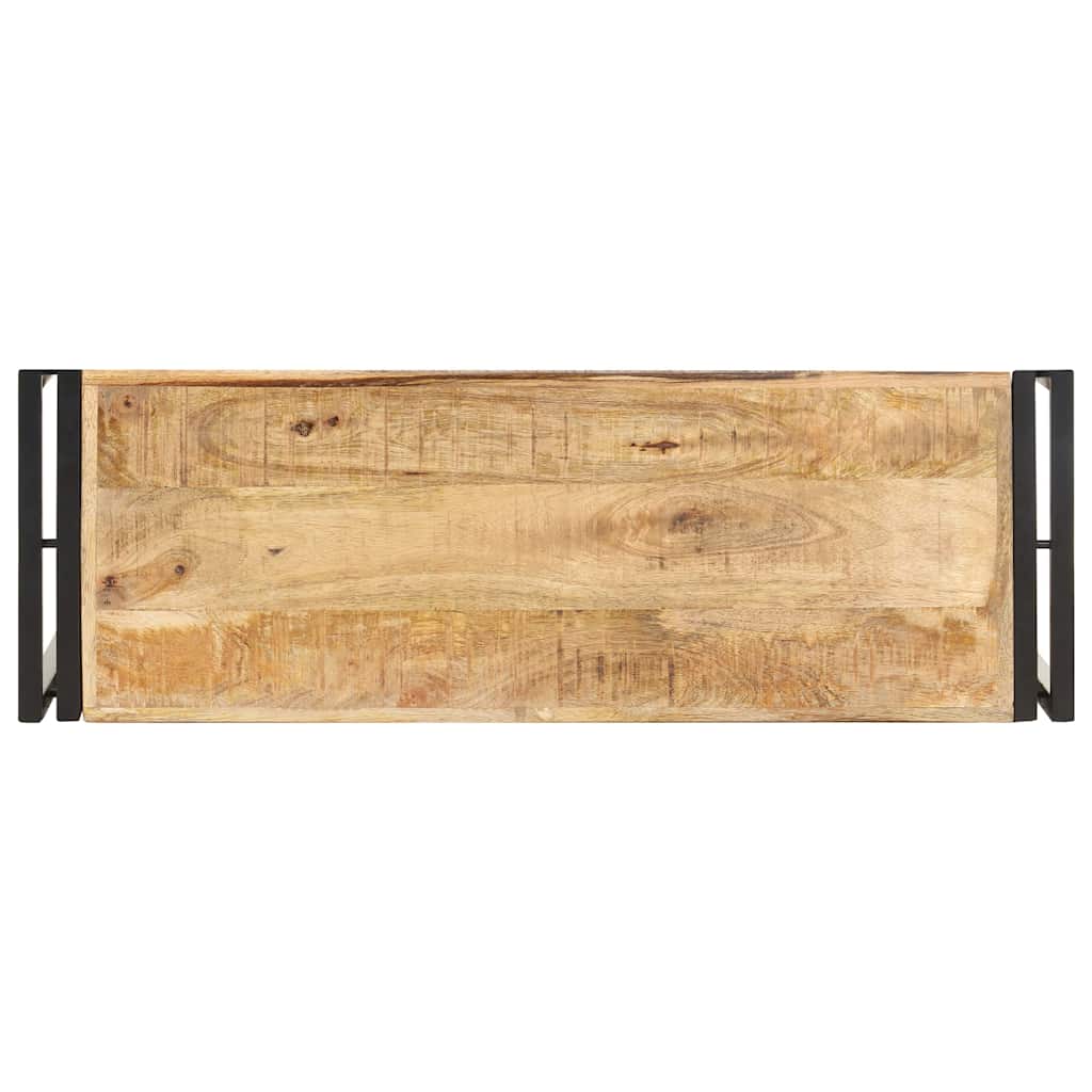 Vidaxl wandtafel 90x30x75 cm ruw mangohout