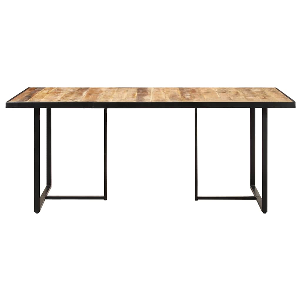 Vidaxl eettafel 160 cm ruw mangohout