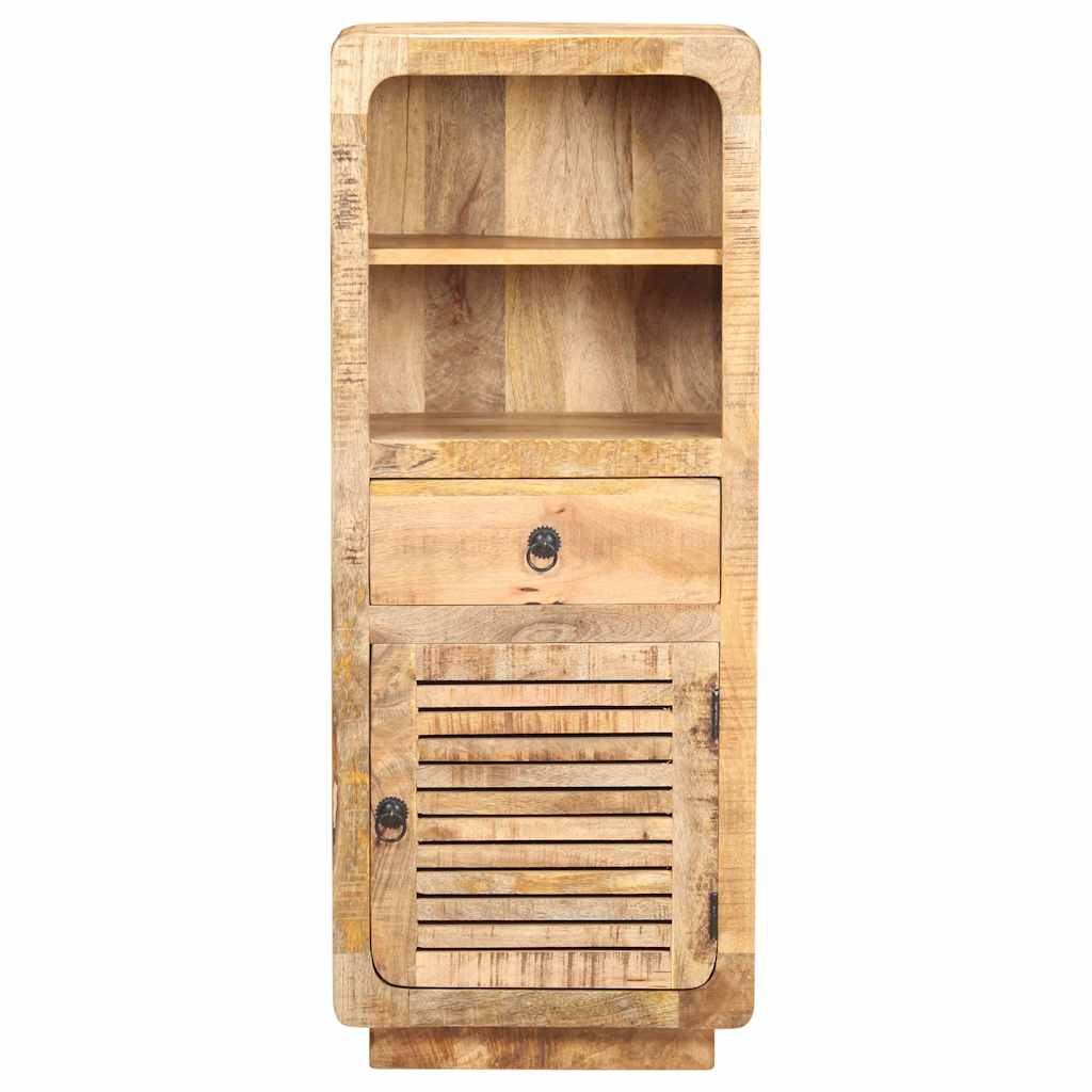 Vidaxl hoge kast 45x32x110 cm ruw mangohout