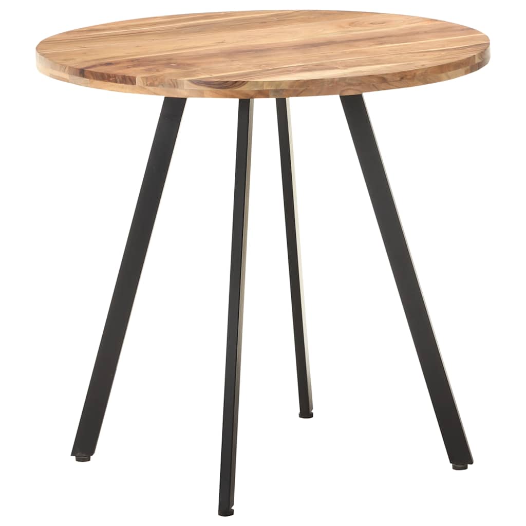 Vidaxl eettafel 80 cm massief acaciahout
