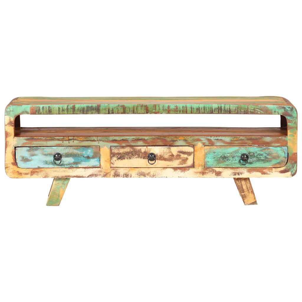 Vidaxl tv-meubel 117x30x41 cm massief gerecycled hout