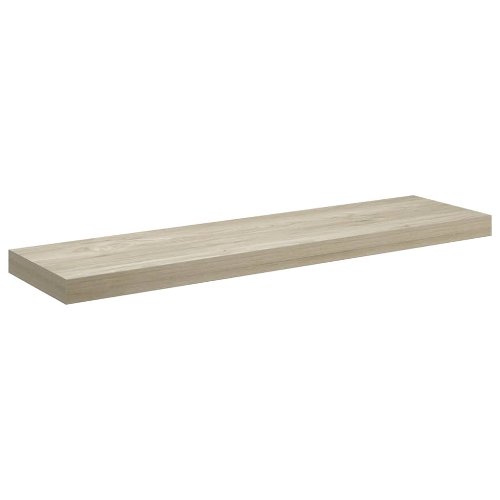 Vidaxl wandschap zwevend 90x23,5x3,8 cm mdf eikenkleurig