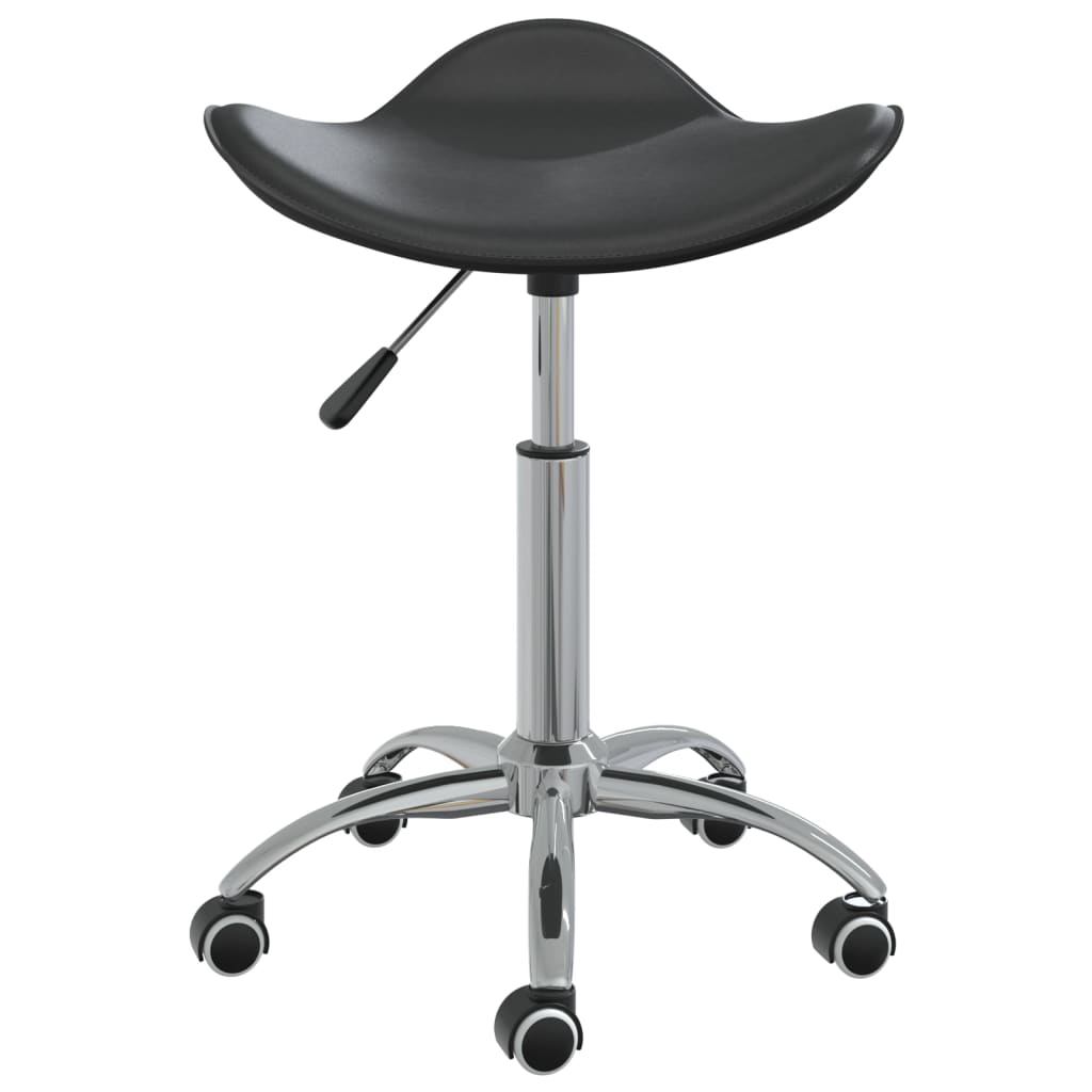 VidaXL Salonhocker schwarzes Kunstleder