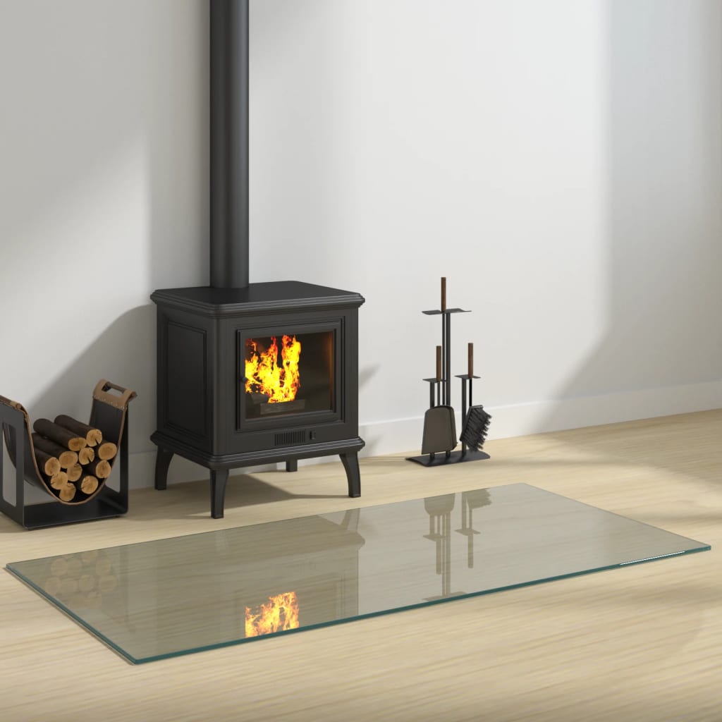 Vidaxx Glasplattenkamin rechteckig 120x60 cm