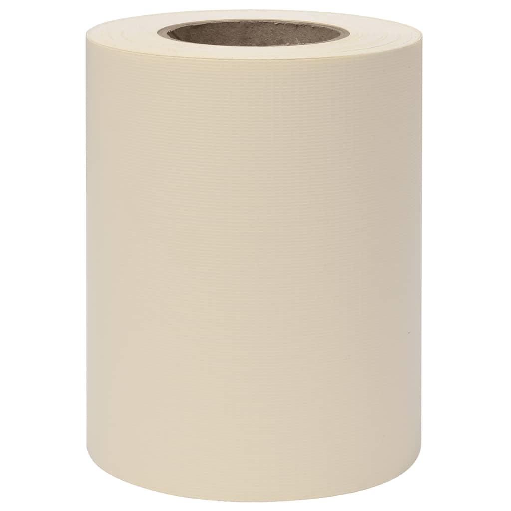 Vidaxl Garden Screen 70x0,19 M PVC Cream -Colored