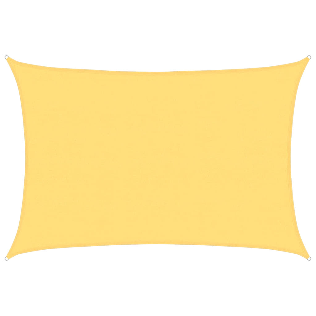 Vidaxl zonnezeil 160 g m² 5x6 m hdpe beige