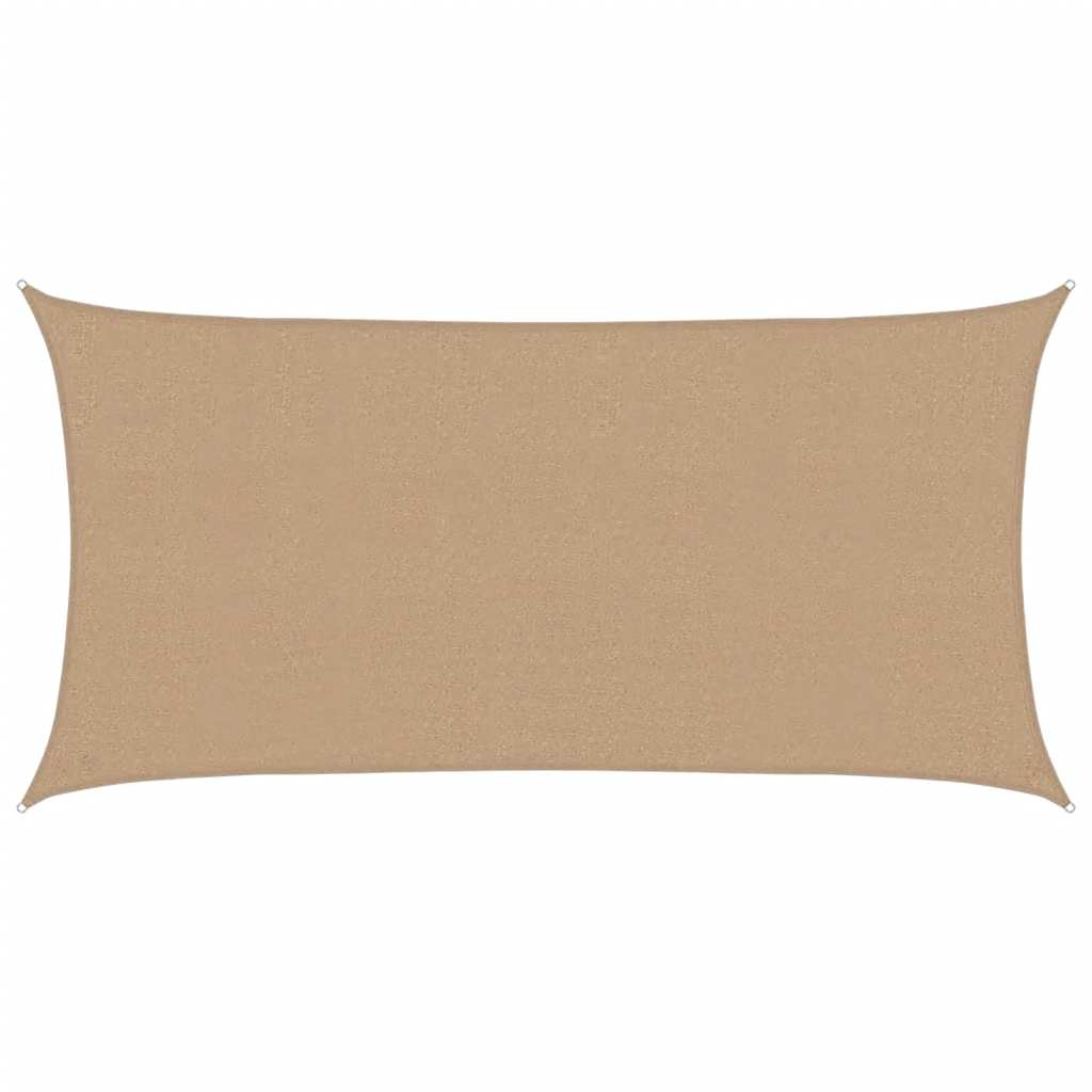 Vidaxl Zonnezeil 160 g m² 2,5 x 4,5 M HDPE Taupe