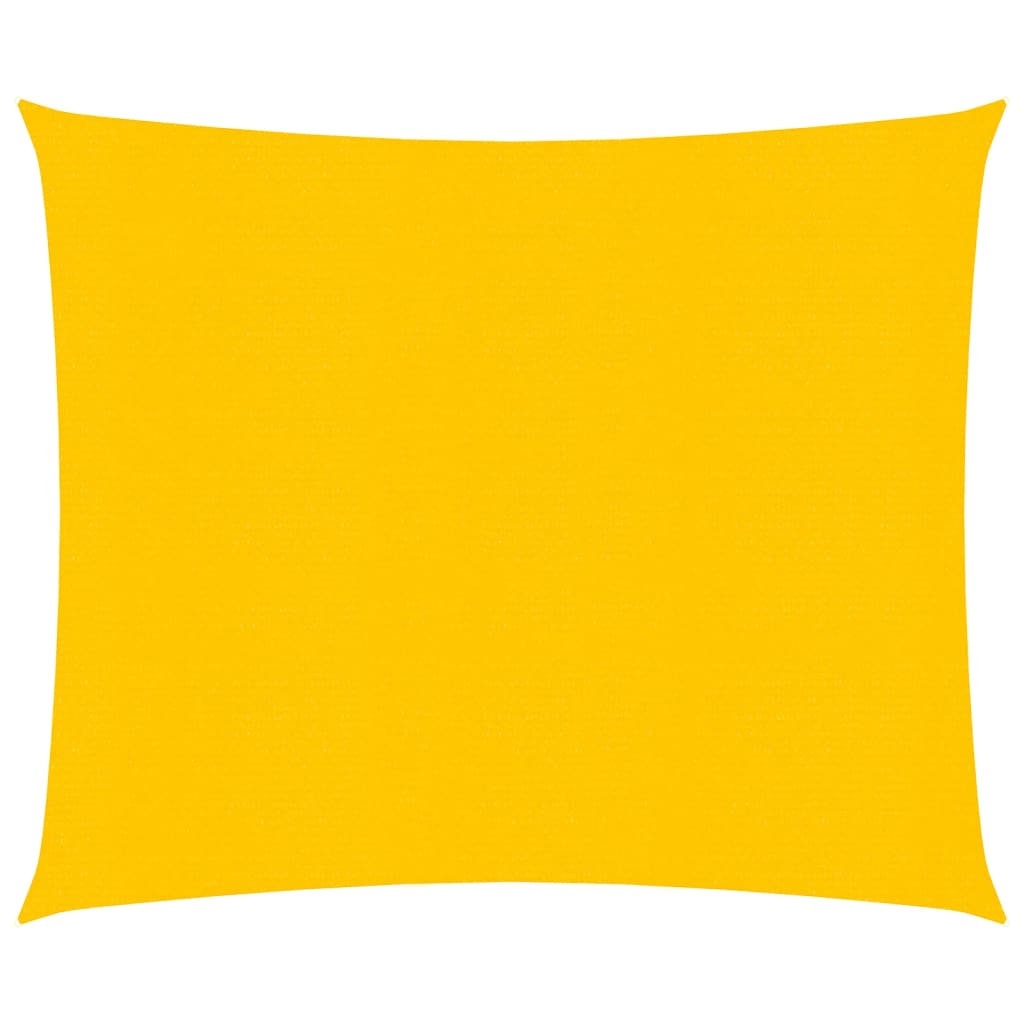 Vidaxl Zonnezeil 160 g m² Quadrat 4x4 M HDPE Gelb