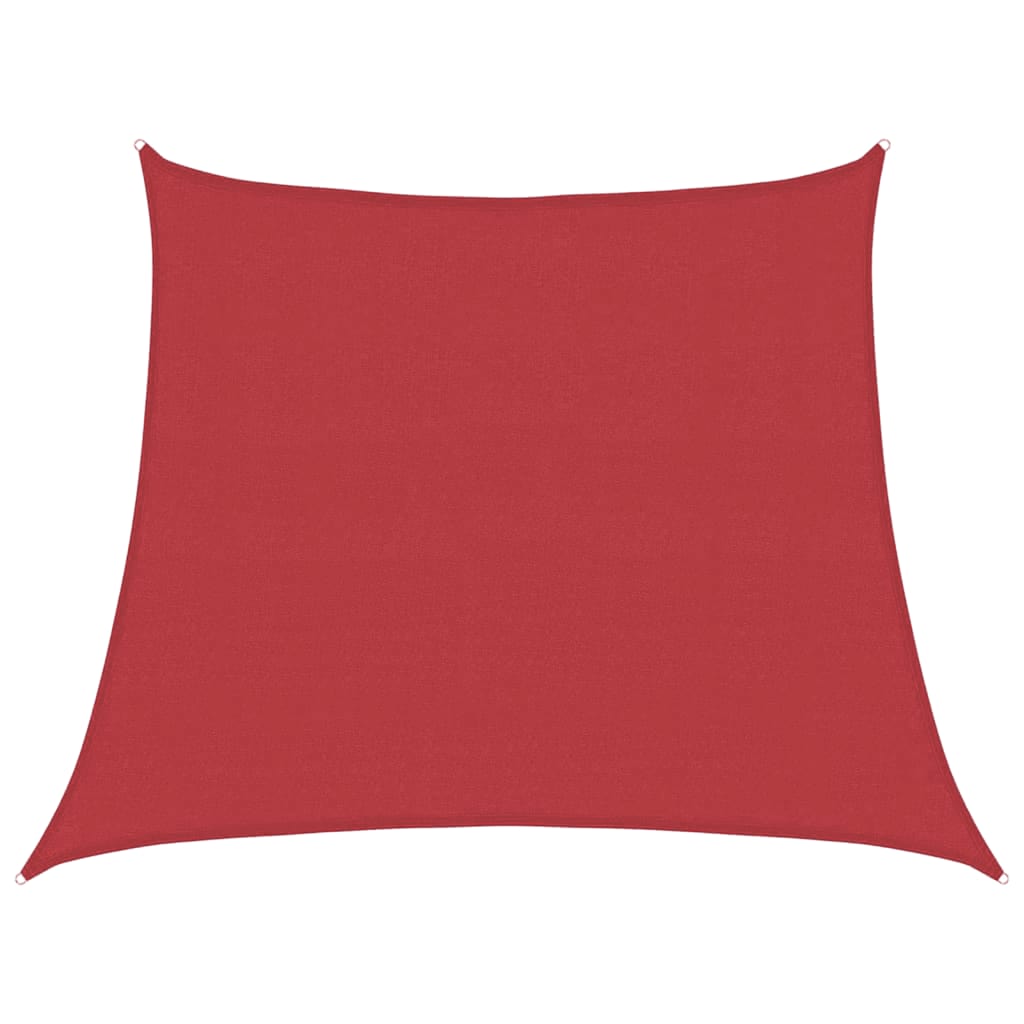Vidaxl Zonnezeil 160 g m² 3 4x3 M HDPE -Rot