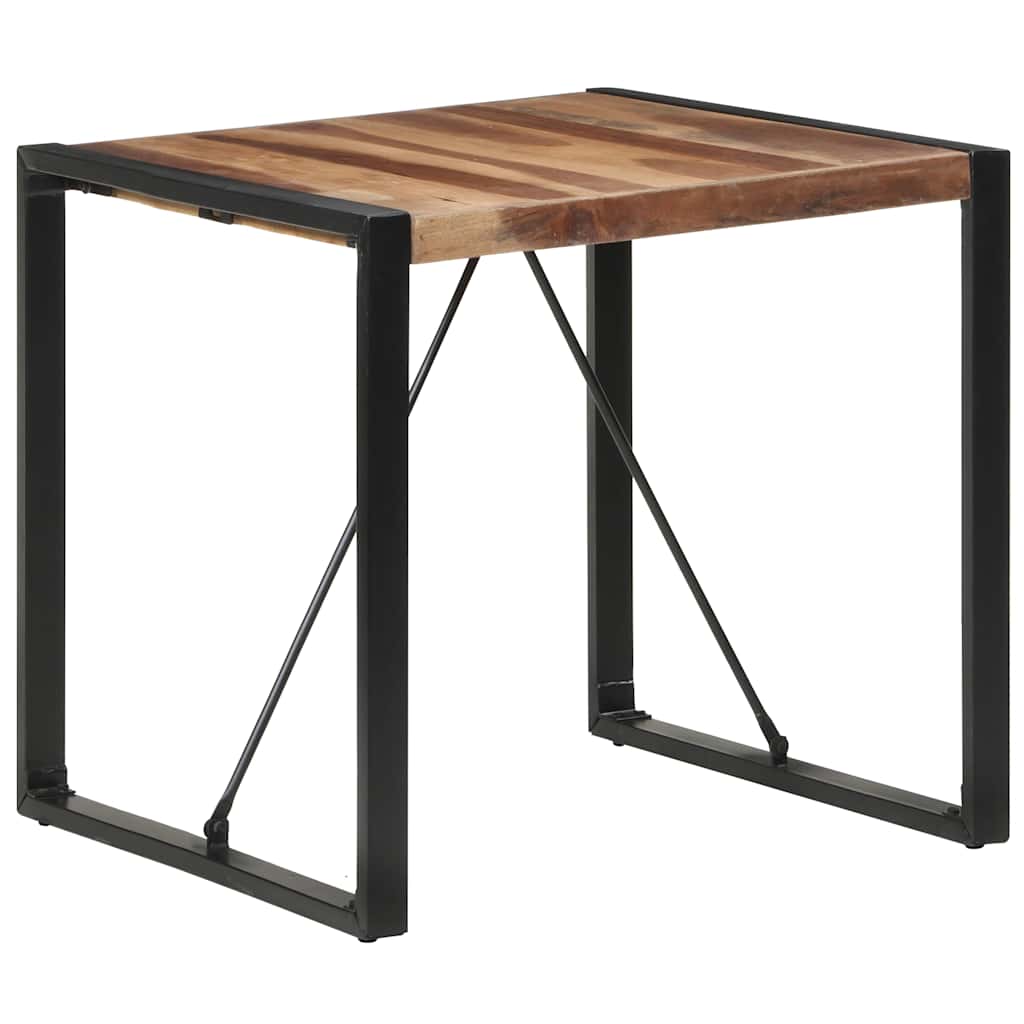 Vidaxl eettafel 80x80x75 cm massief hout