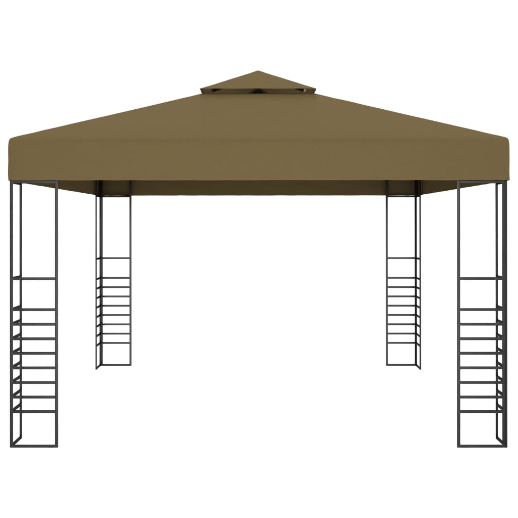 VidaXL Pavillon 180 g m² 3x4 m Taupe