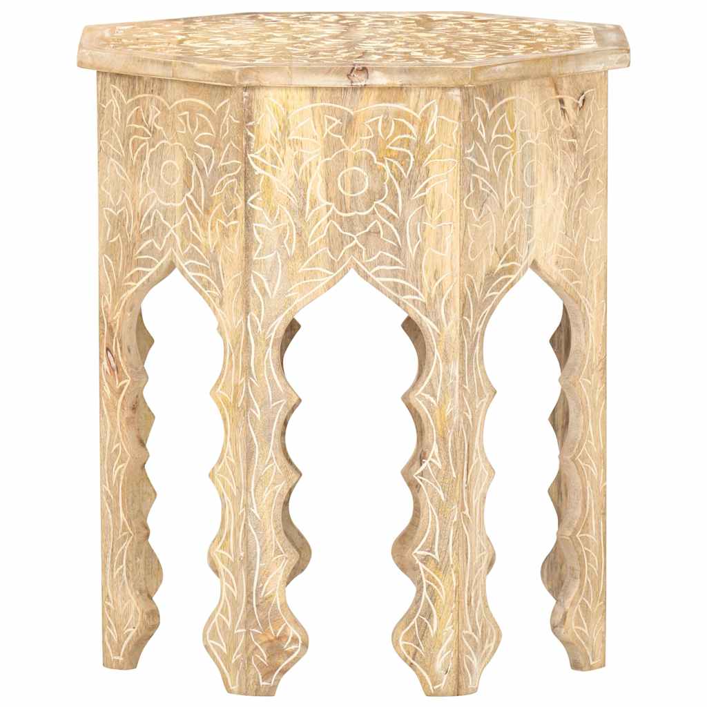 Vidaxl bijzettafel ø48 cm massief mangohout