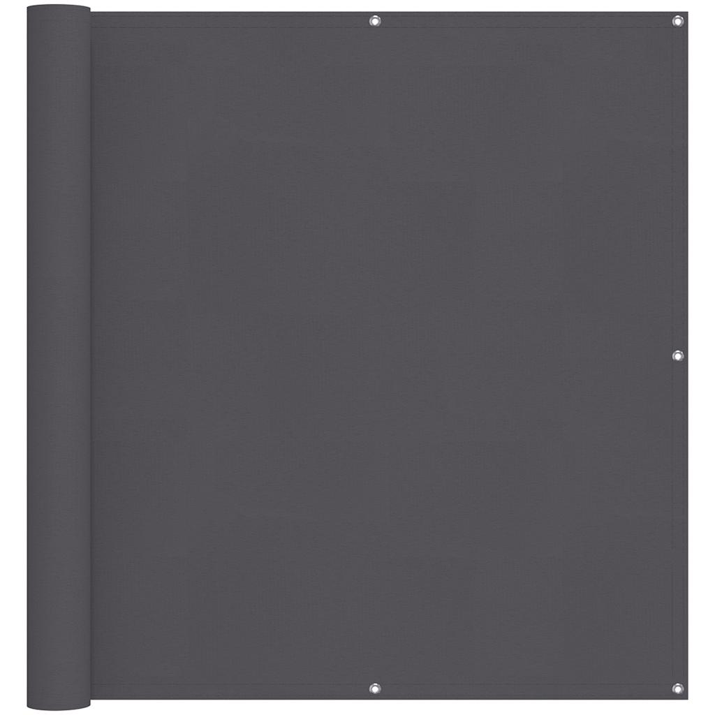 VIDAXL -Balkon -Bildschirm 120x600 cm Oxford Stoffanthrazit