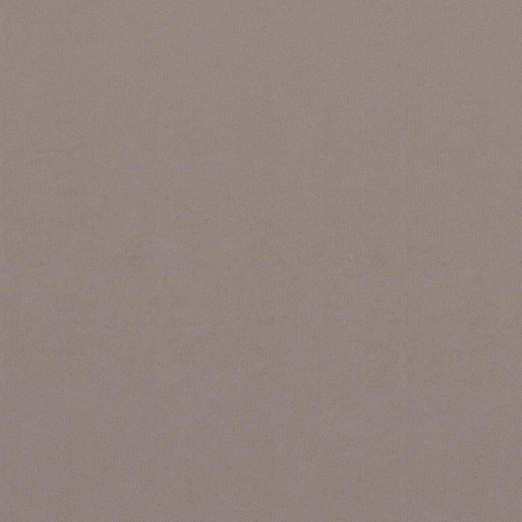 Vidaxl Balkon Bildschirm 75x400 cm Oxford Stofftaupe