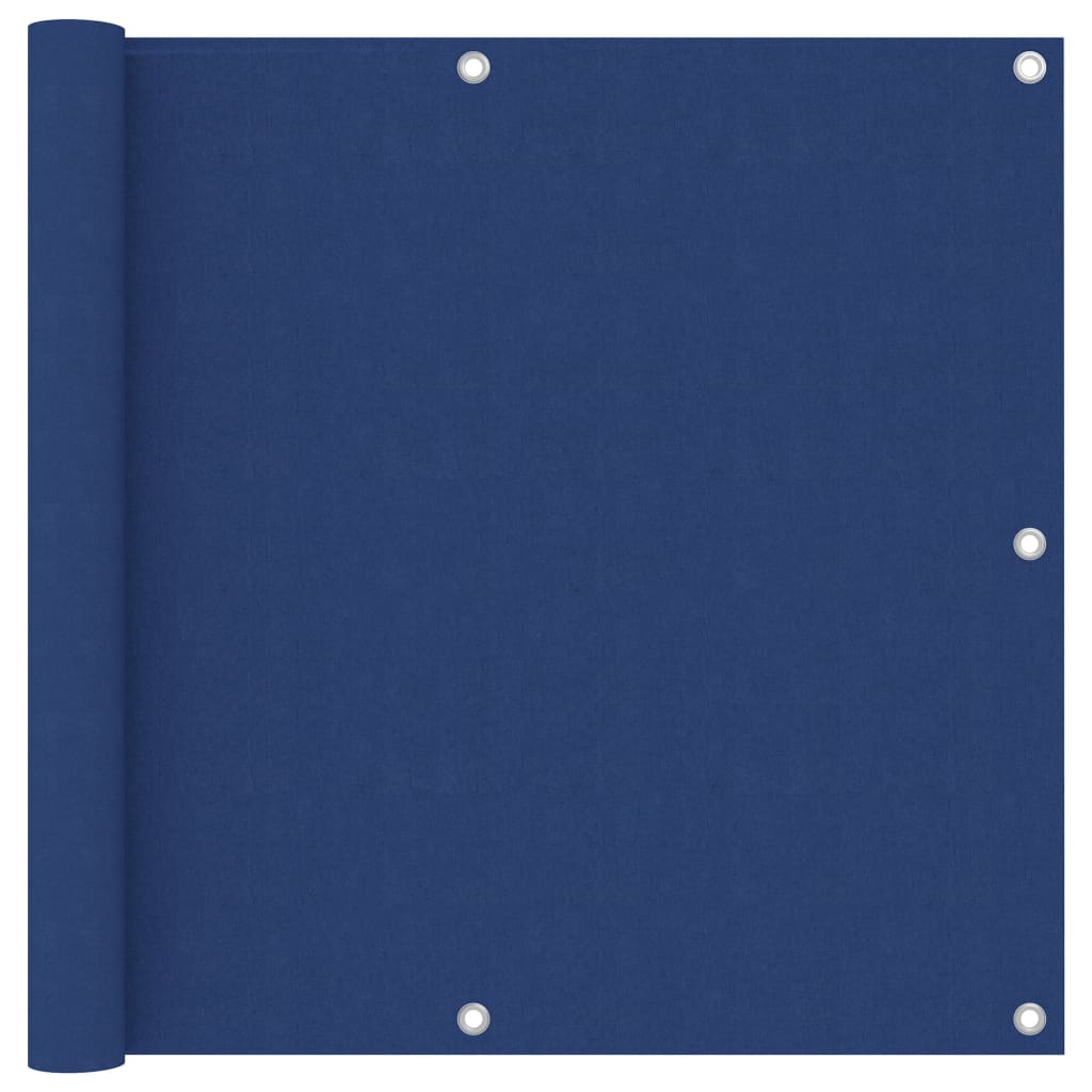 Vidaxl Balkon Bildschirm 90x400 cm Oxford Stoff blau
