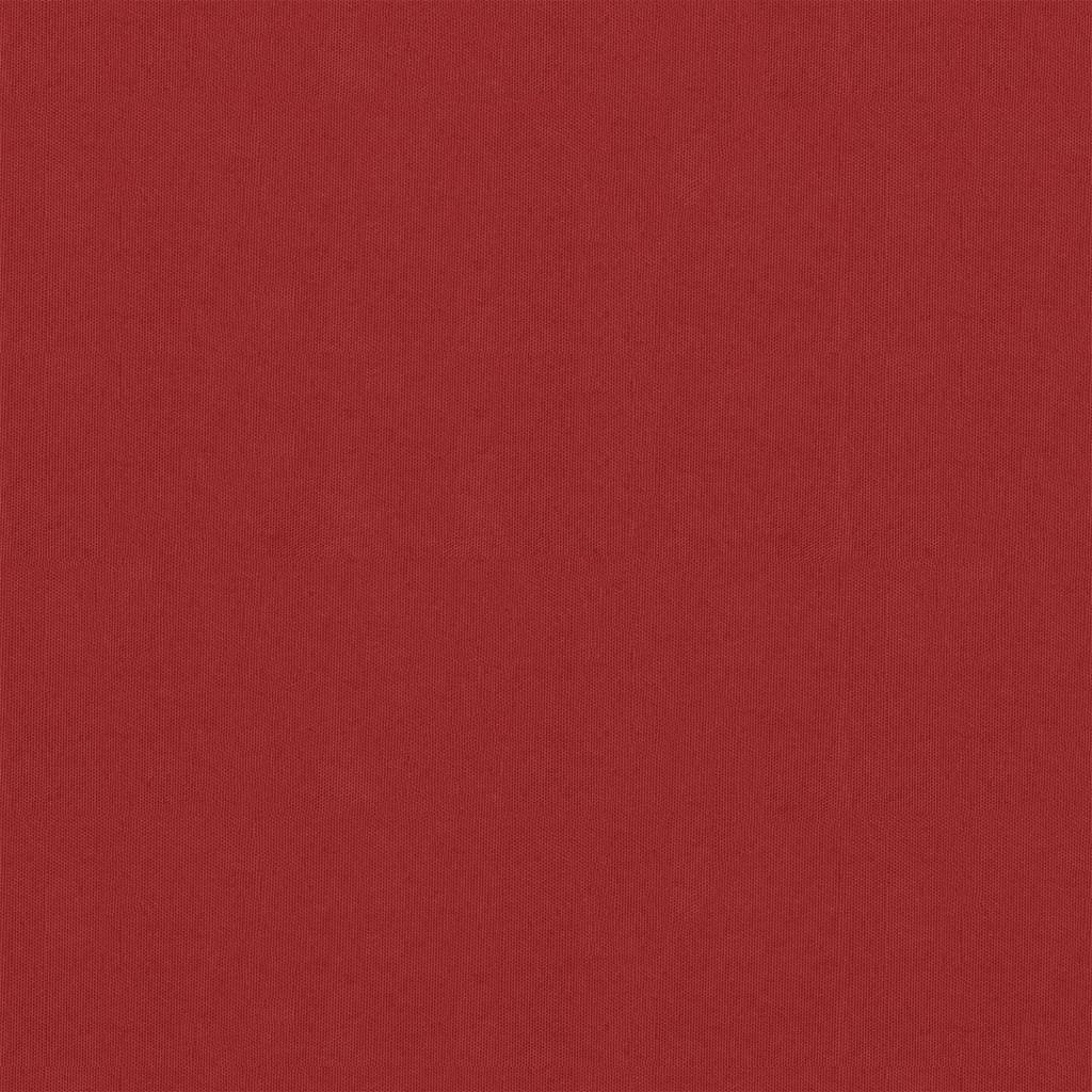 Vidaxl Balkon Bildschirm 120x600 cm Oxford Stoff rot