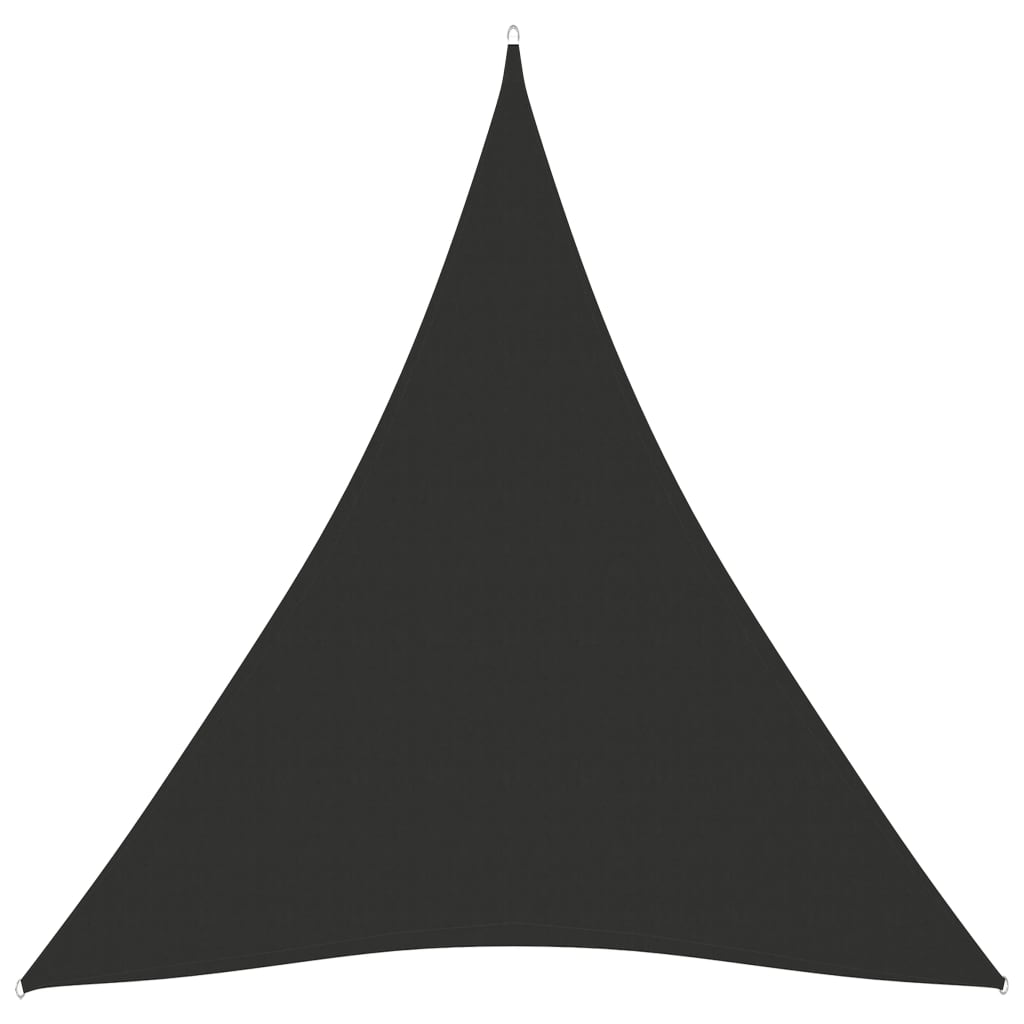 Vidaxl Sunshade Triangular 4x5x5 M Oxford Stoffanthrazit -gelöscht