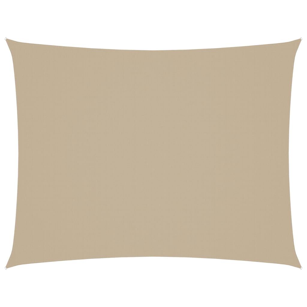VIDAXL Sunshade Rechteck 3x4 M Oxford Stoff Beige