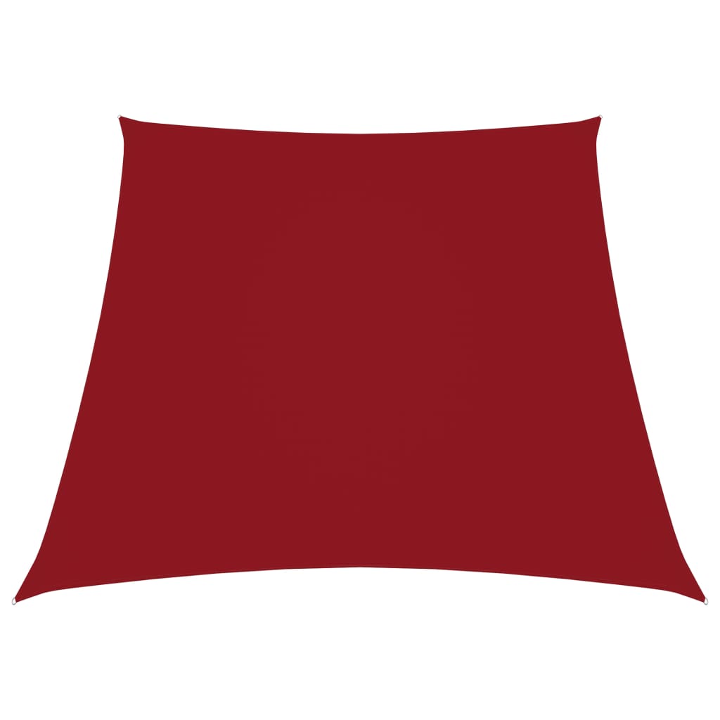 Vidaxl Zonnezeil Trapez 2 4x3 M Oxford Stoff rot