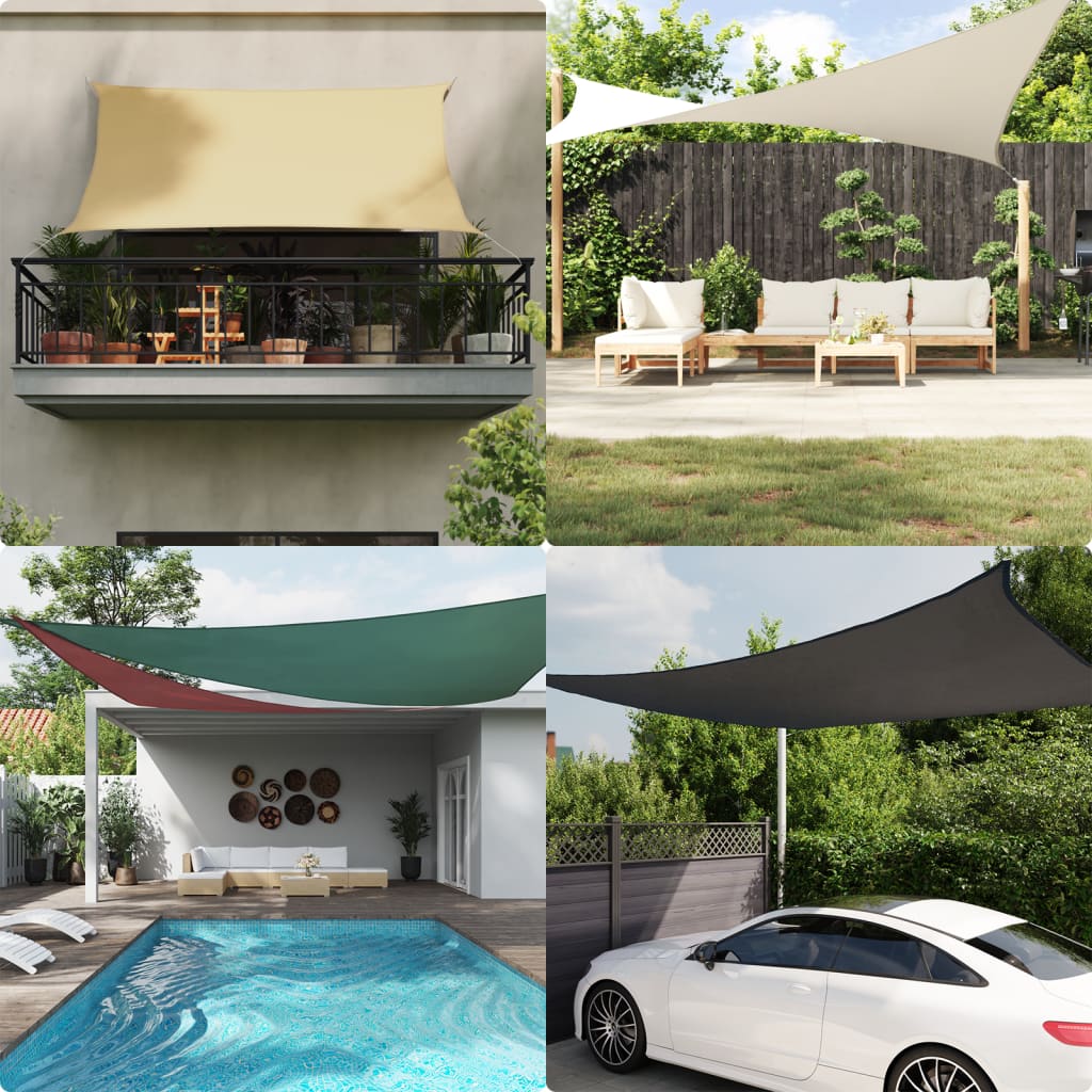Vidaxl zonnezeil rechthoekig 2,5x4,5 m oxford stof oranje