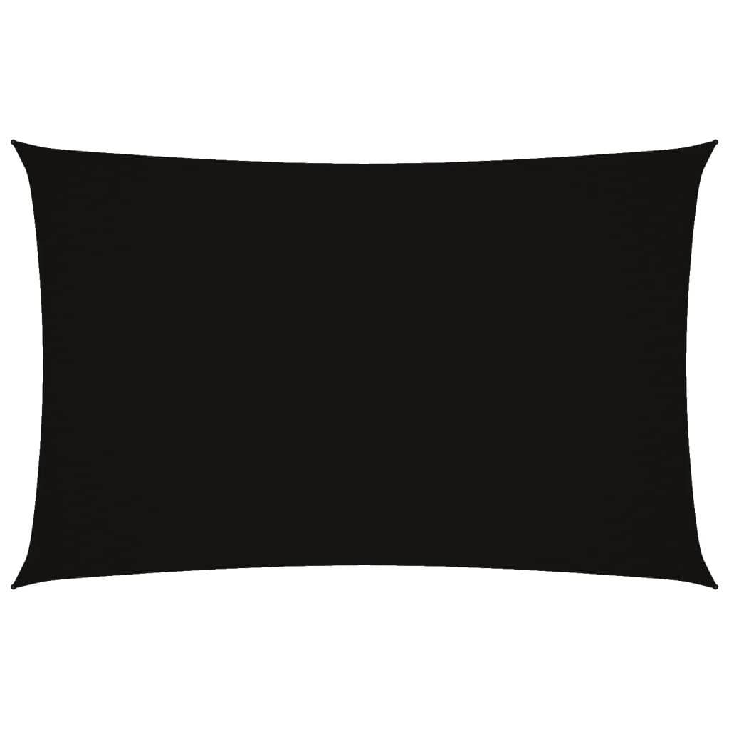 Vidaxl Sonnenschirm Rechteckige 2x4,5 M Oxford Stoff schwarz