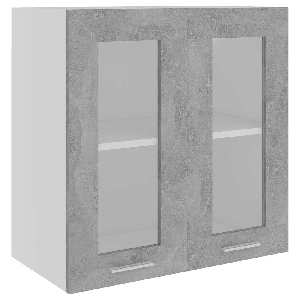 Vidaxl bovenkast lyon 60x31x60 cm bewerkt hout betongrijs