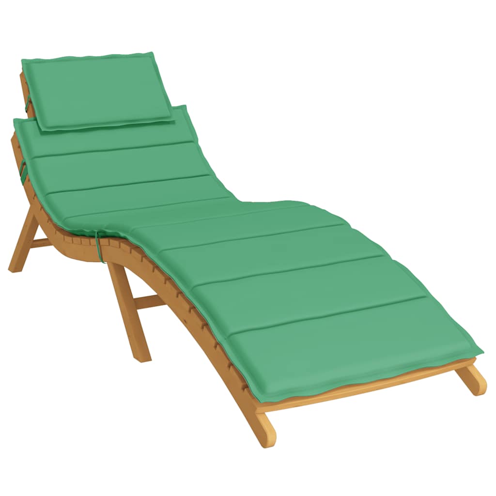 Vidaxl Lounger Kissen 186x58x4 cm Oxford Stoff grün