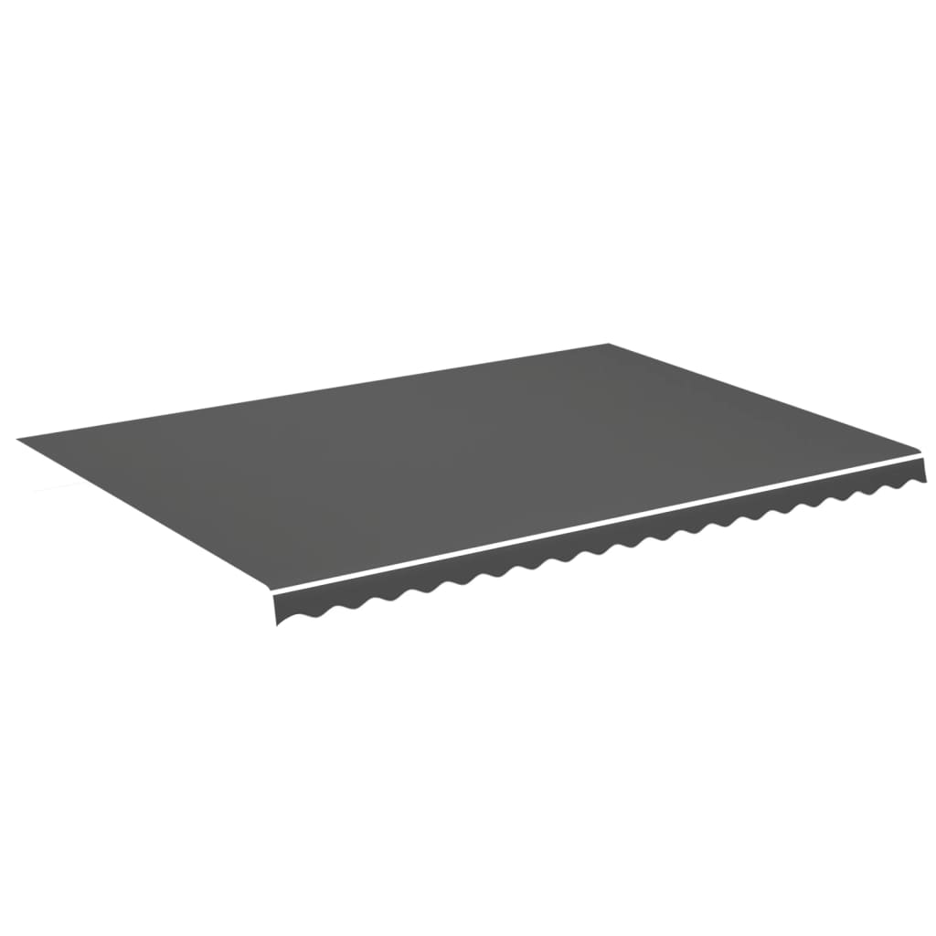 VIDAXL -Ersatztuch für Luifel 5x3,5 m Anthrazit -gelöscht