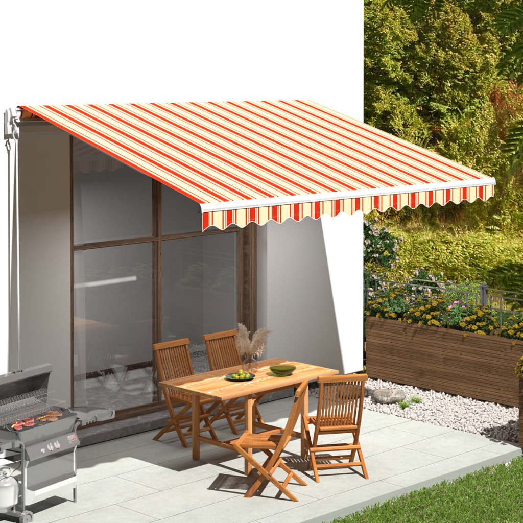 Vidaxl Ersatztuch für Luifel 4,5 x 3,5 m gelb und orange