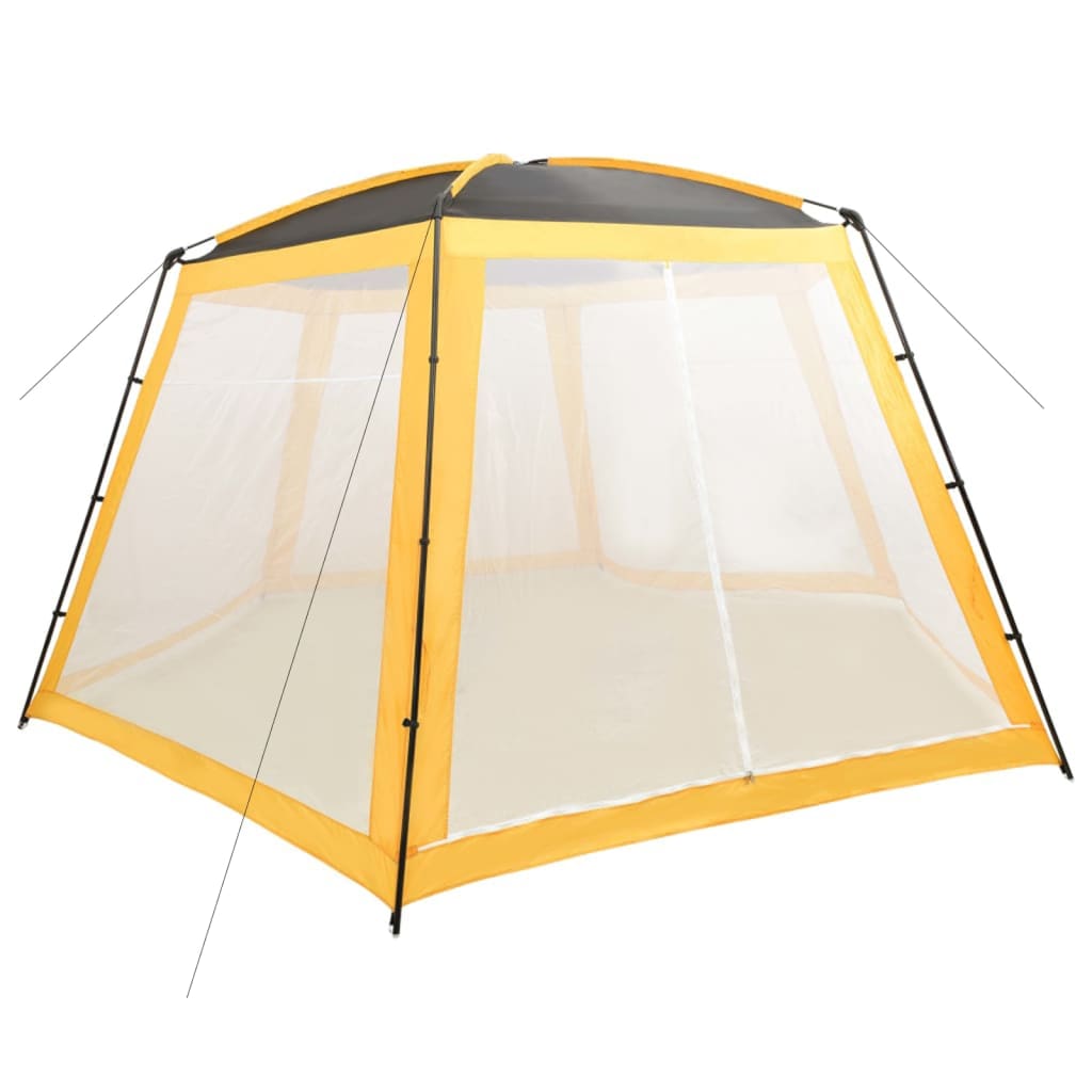 Vidaxl Schwimmbadzelt 590x520x250 cm Stoff gelb