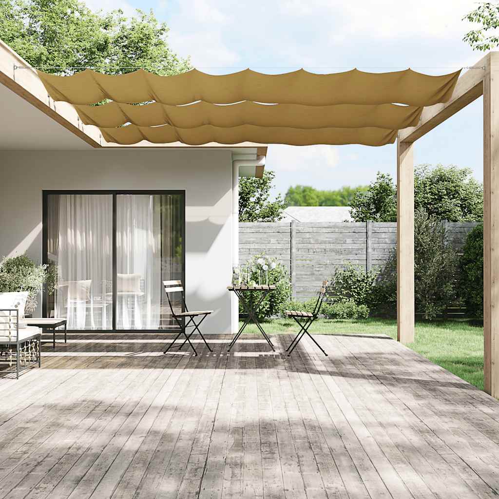 Vidaxl Luifel vertikal 140 x 1000 cm Oxford Stoff Beige